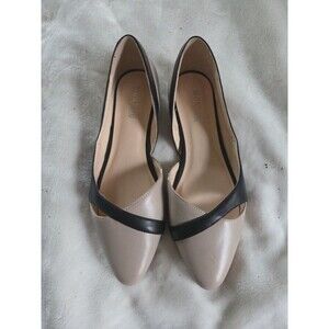 Monroe And Main Taupe And Blac Flats Cottagecore Casual Or Dress Shoes